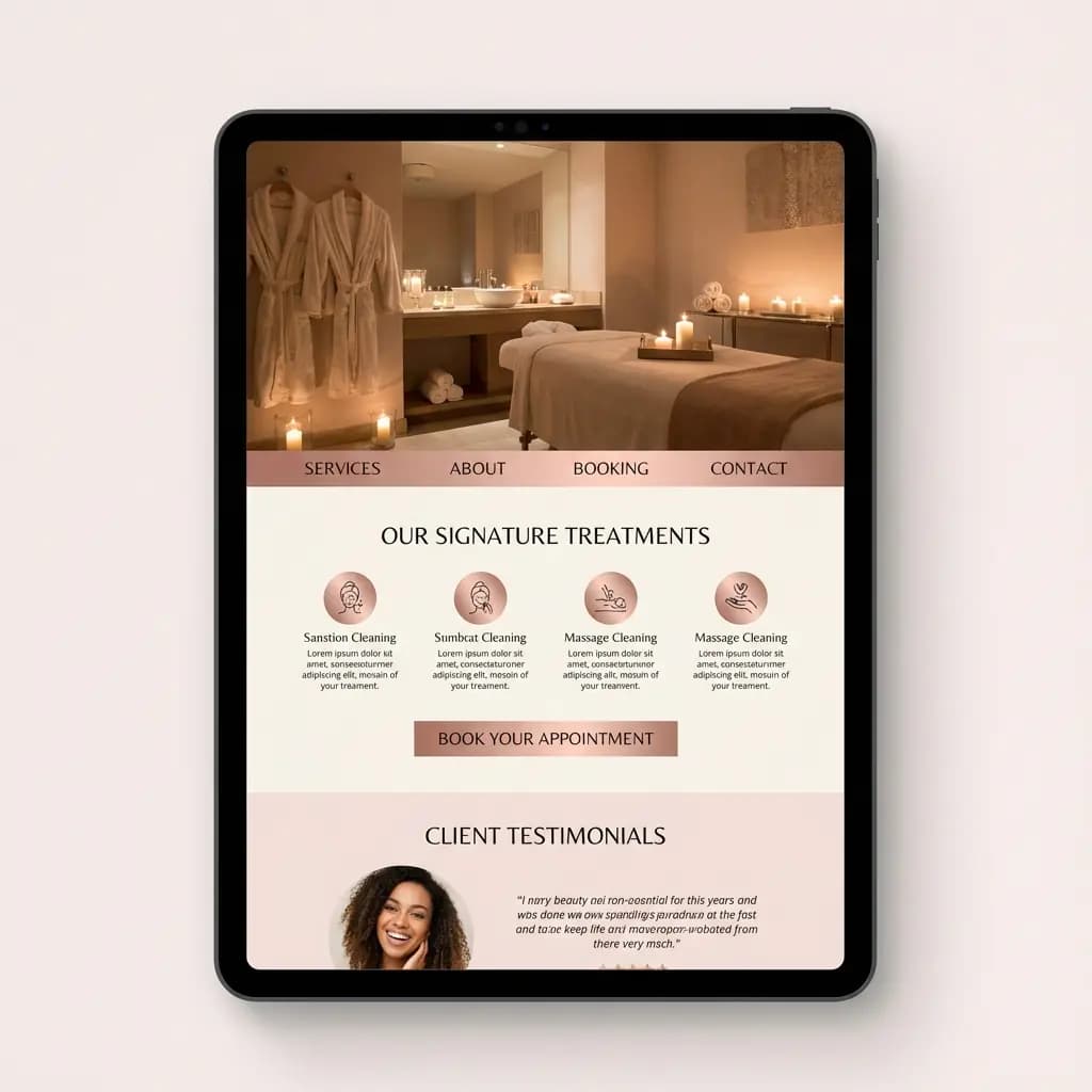 Beauty Spa Website