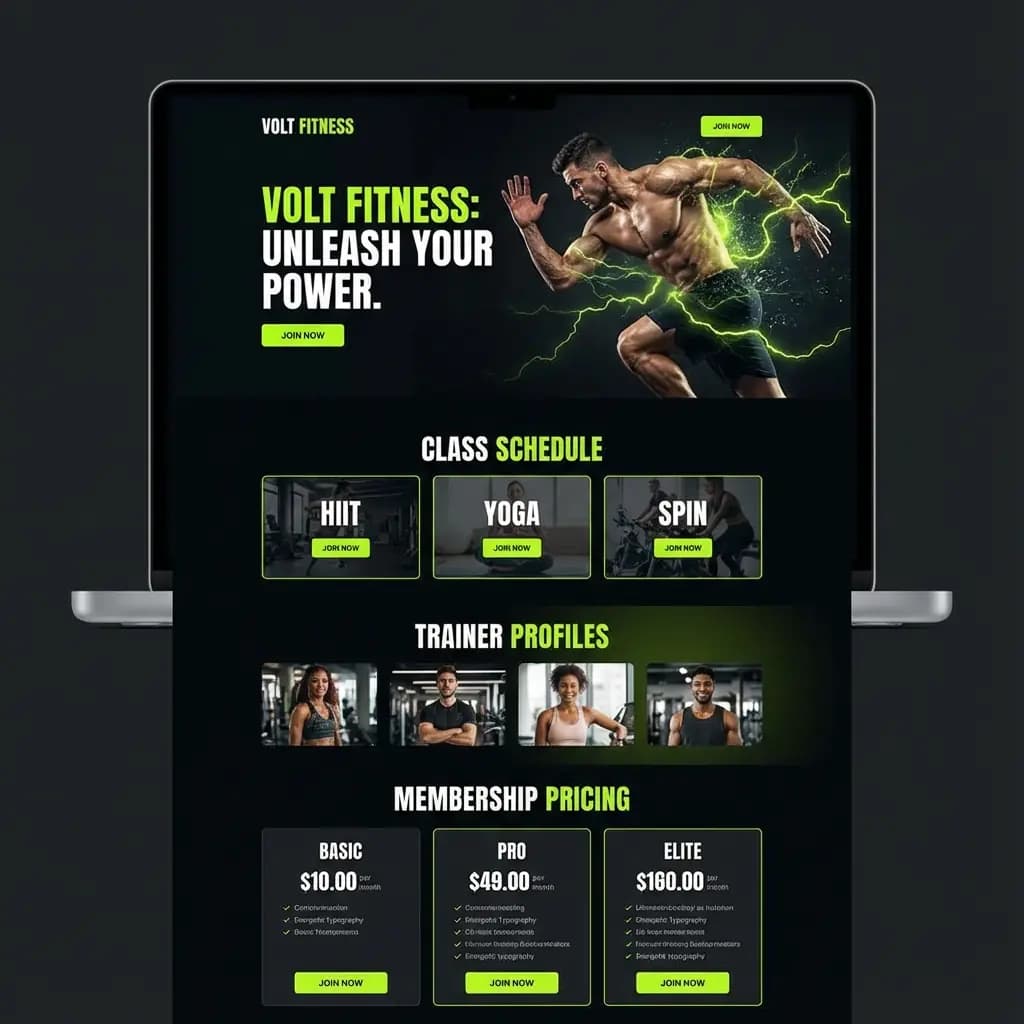 Fitness Website