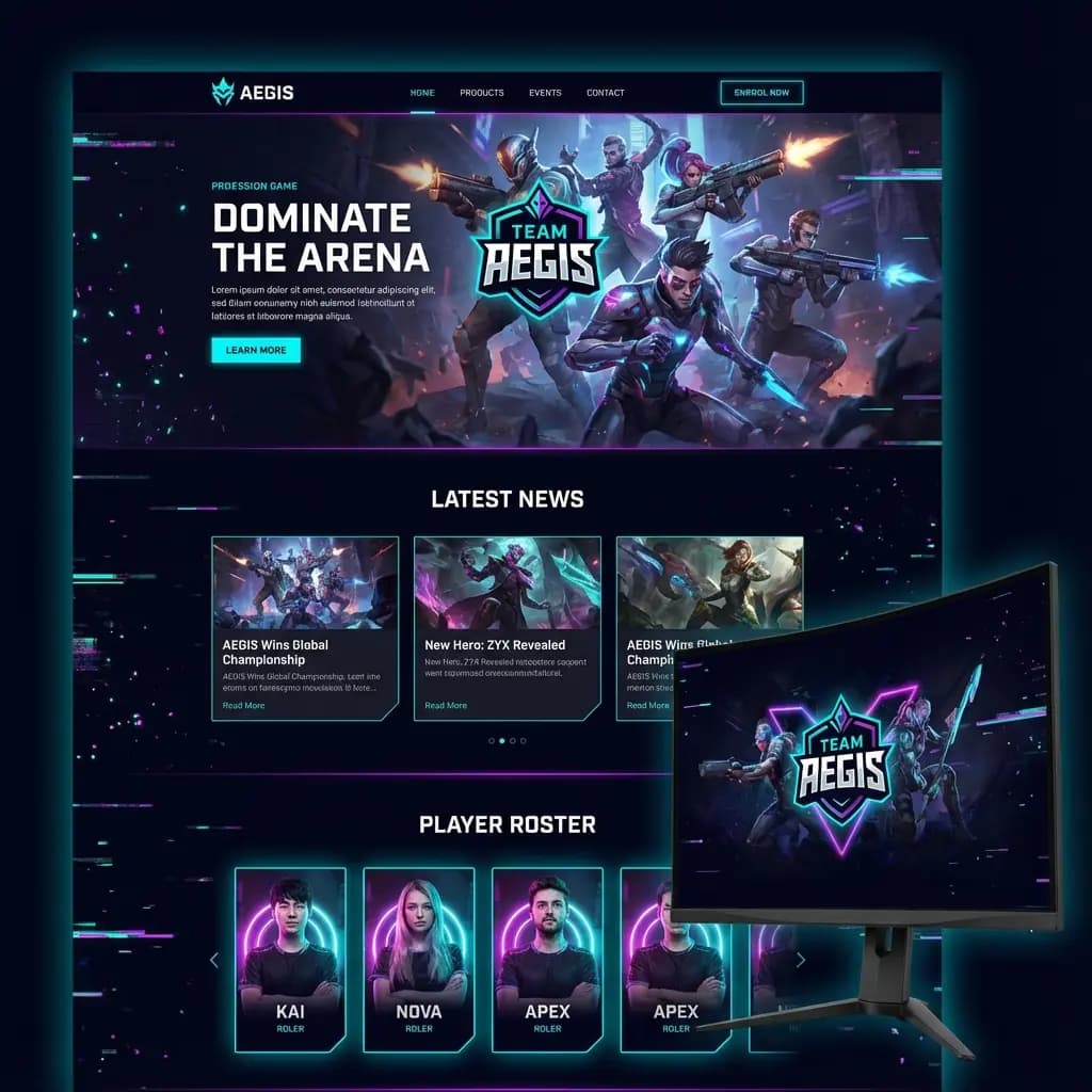 Gaming Website