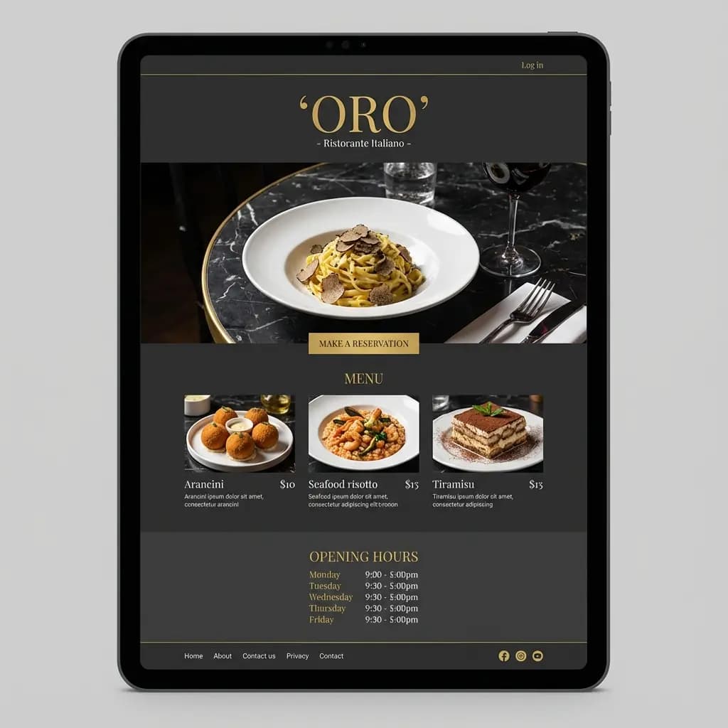 Restaurant Website