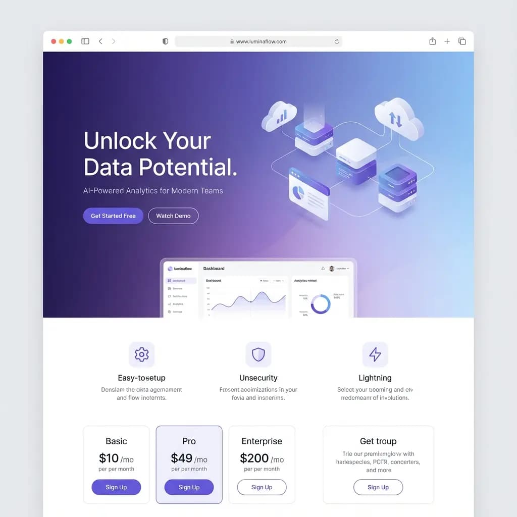 SaaS Website